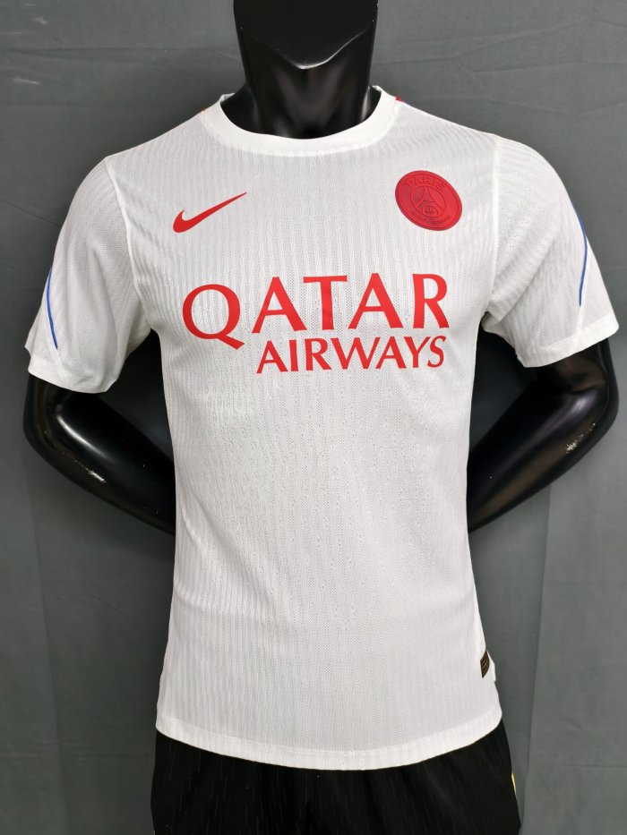 26-27 Paris Saint-Germain White Player Version Training shirts