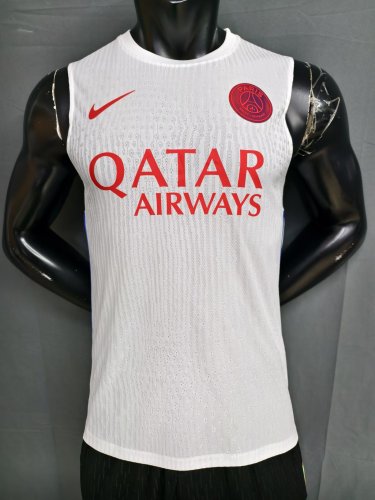 26-27 Paris Saint-Germain White Player Version Vest
