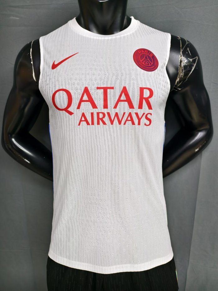 26-27 Paris Saint-Germain White Player Version Vest