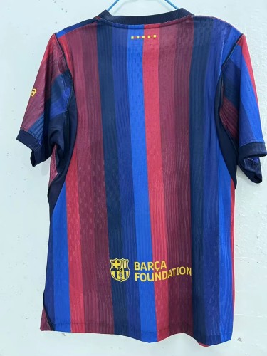 26-27 Barcelona Home Embroidered Version Player Version Soccer Jersey