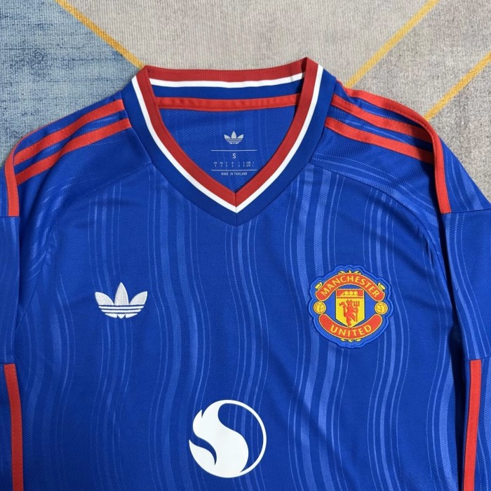26-27 Manchester United Away Long Sleeve Fans Soccer Jersey (长袖)