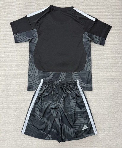 26-27 Celtic Black Goalkeeper Kids Soccer Jersey