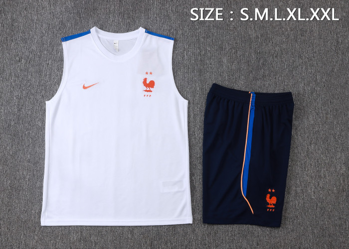 26-27 France High Quality Tank Top And Shorts Suit