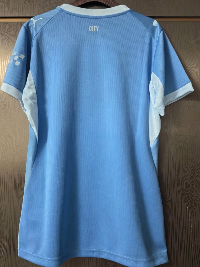 26-27 Manchester City Home Women Fans Soccer Jersey (女)