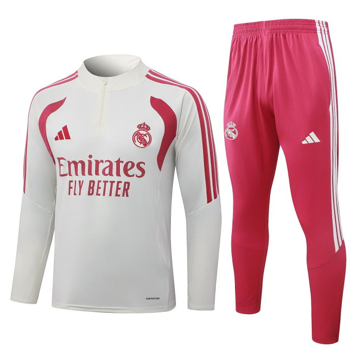 26-27 Real Madrid High Quality Half Pull Tracksuit