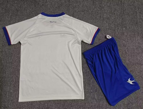 26-27 Cardiff City Away Kids Soccer Jersey