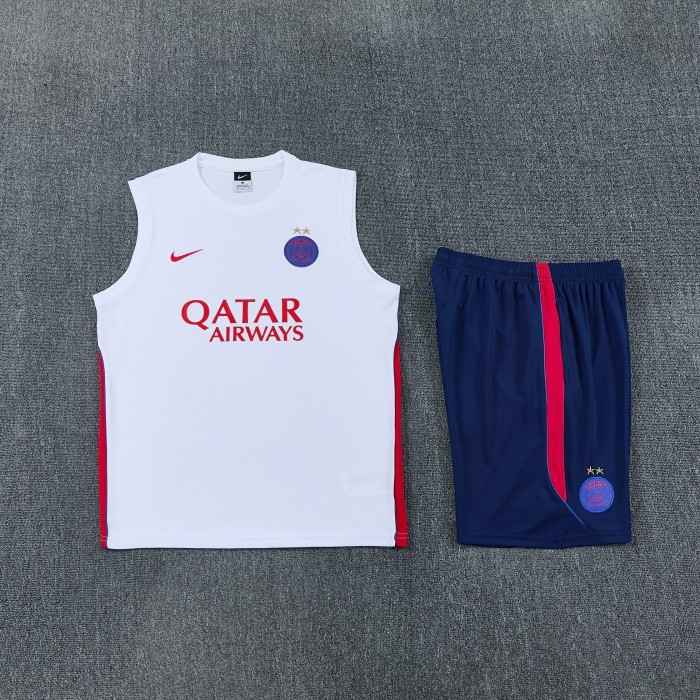 26-27 Paris Saint-Germain High quality Tank Top And Shorts Suit (With 2 Star)*两颗星