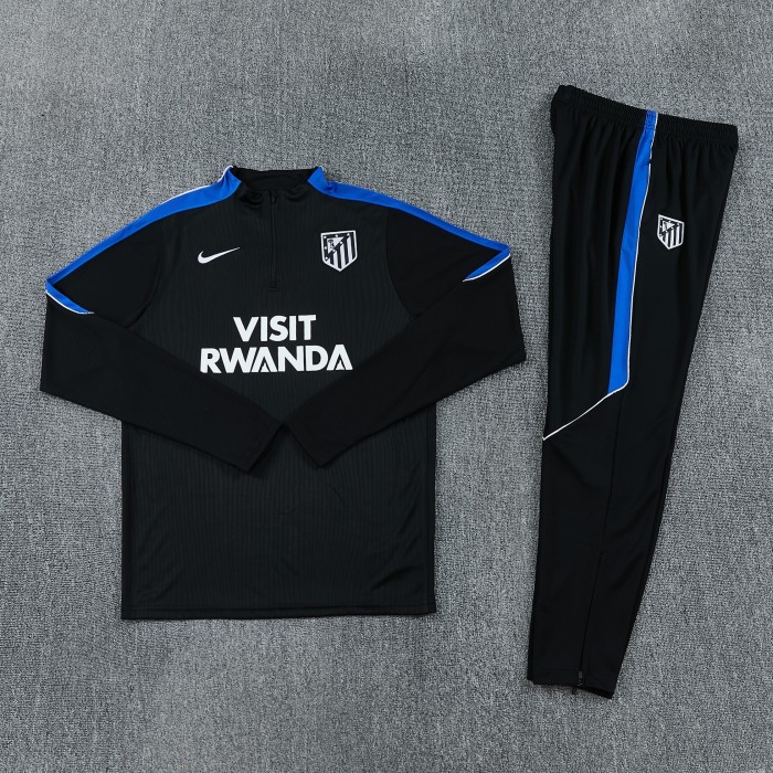 26-27 Atlético Madrid High Quality Half Pull Tracksuit