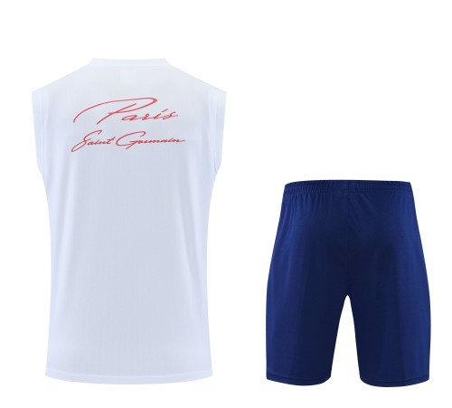 26-27 Paris Saint-Germain High quality Tank Top And Shorts Suit (With 2 Star)*两颗星