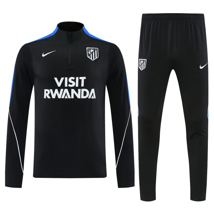 26-27 Atlético Madrid High Quality Half Pull Tracksuit