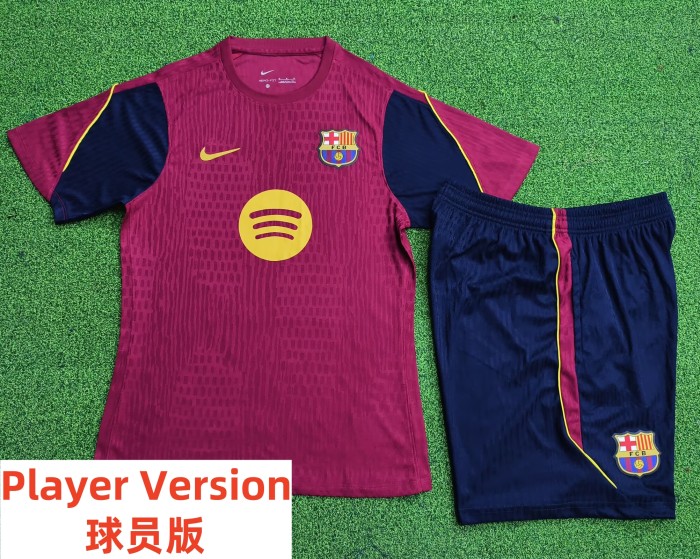26-27 Barcelona High Quality Player Version Training Short Suit  (球员套装)
