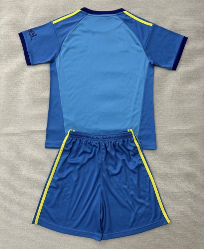 26-27 Arsenal Blue GoalKeeper Kids Soccer Jersey