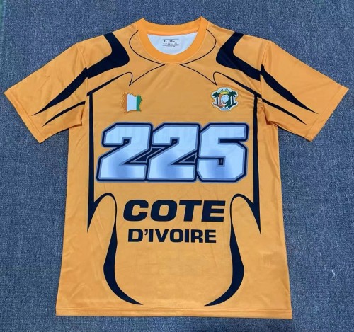 26-27 Cote d'Ivoire Orange Special Edition Fans Soccer Jersey