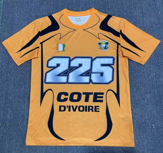 26-27 Cote d'Ivoire Orange Special Edition Fans Soccer Jersey