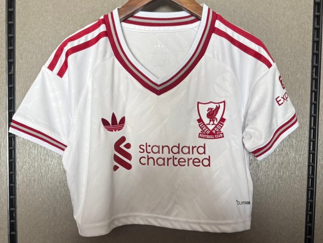 26-27 Liverpool Away Women Cheerleading Short-sleeved (女)