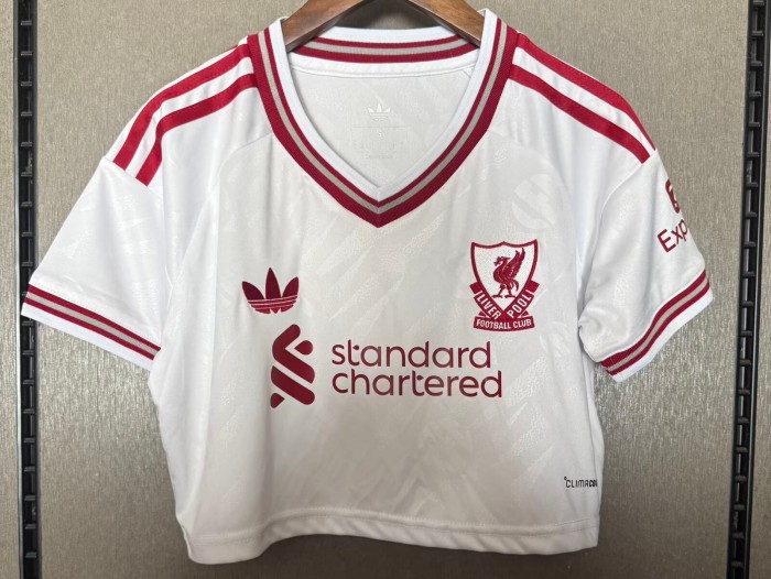 26-27 Liverpool Away Women Cheerleading Short-sleeved (女)