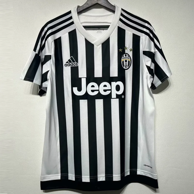 2015-2016 Juventus Home Retro Soccer Jersey