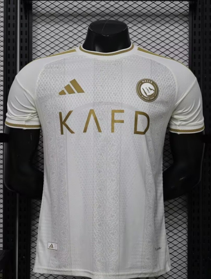 26-27 AL-Nassr Away Player Version Soccer Jersey*带广告