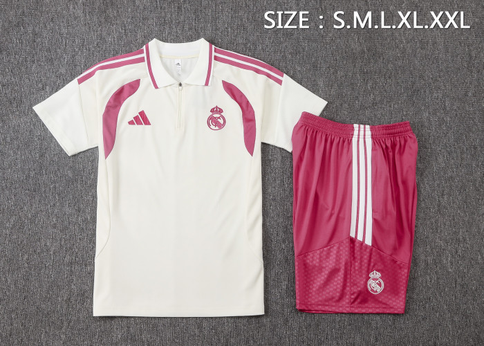 26-27 Real Madrid High Quality PoLo Training Short Suit