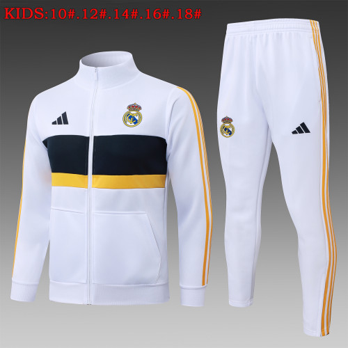 26-27 Real Madrid High Quality Kids Jacket Tracksuit