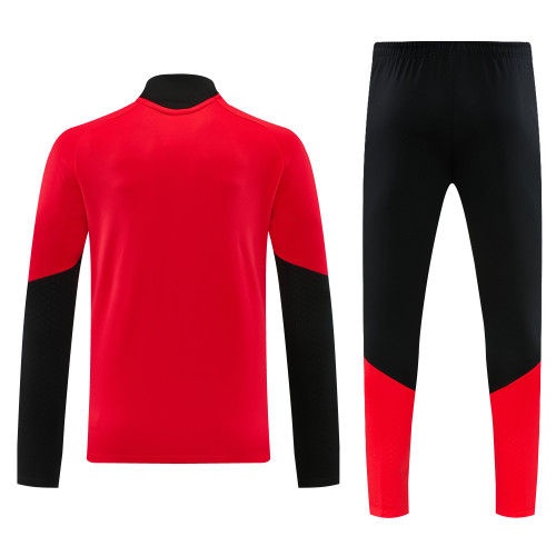 26-27 Manchester United High Quality Half Pull Tracksuit