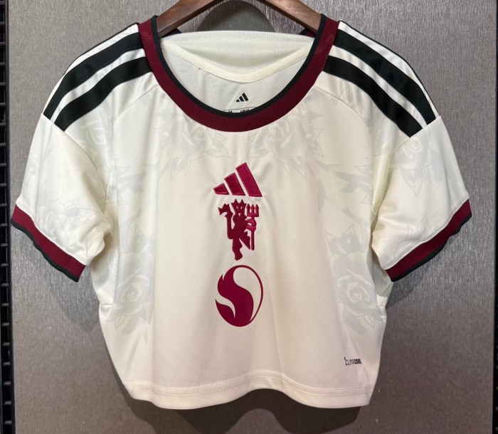 26-27 Manchester United Third Women Cheerleading Short-sleeved (女)