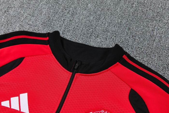 26-27 Manchester United High Quality Half Pull Tracksuit
