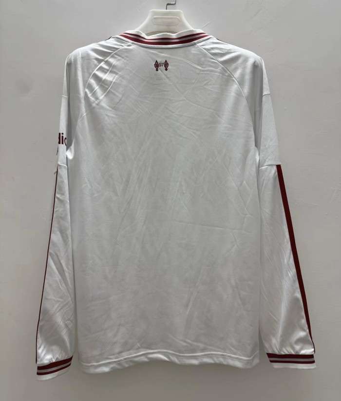 26-27 Liverpool Away Long Sleeve Fans Soccer Jersey (长袖)