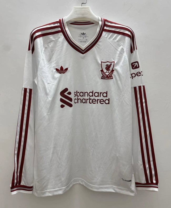 26-27 Liverpool Away Long Sleeve Fans Soccer Jersey (长袖)