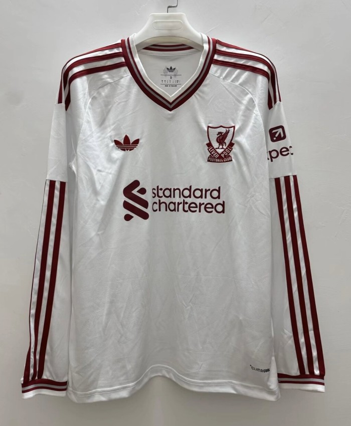 26-27 Liverpool Away Long Sleeve Fans Soccer Jersey (长袖)
