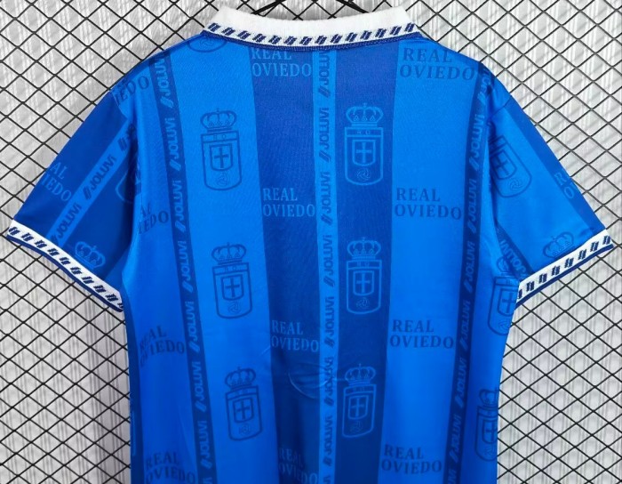 1997-1998 Real Oviedo Home Retro Soccer Jersey