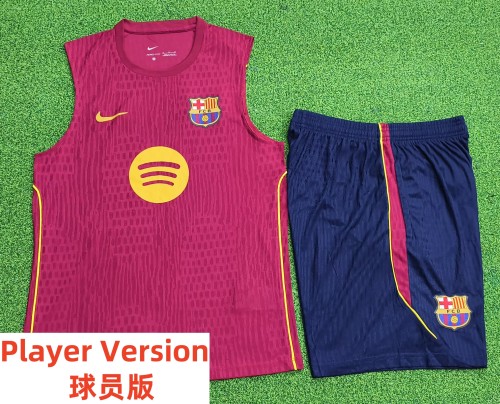 26-27 Barcelona High Quality Player Version Tank Top And Shorts Suit  (球员套装)