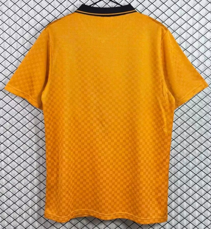 1990-1991 Wolves Home Retro Soccer Jersey