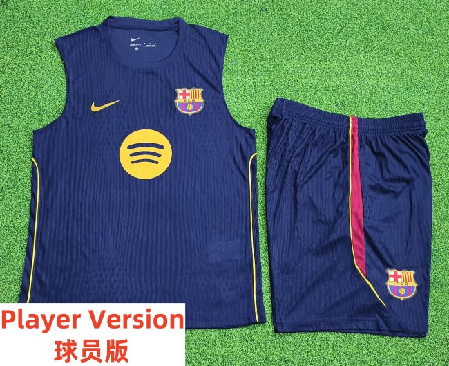 26-27 Barcelona High Quality Player Version Tank Top And Shorts Suit  (球员套装)