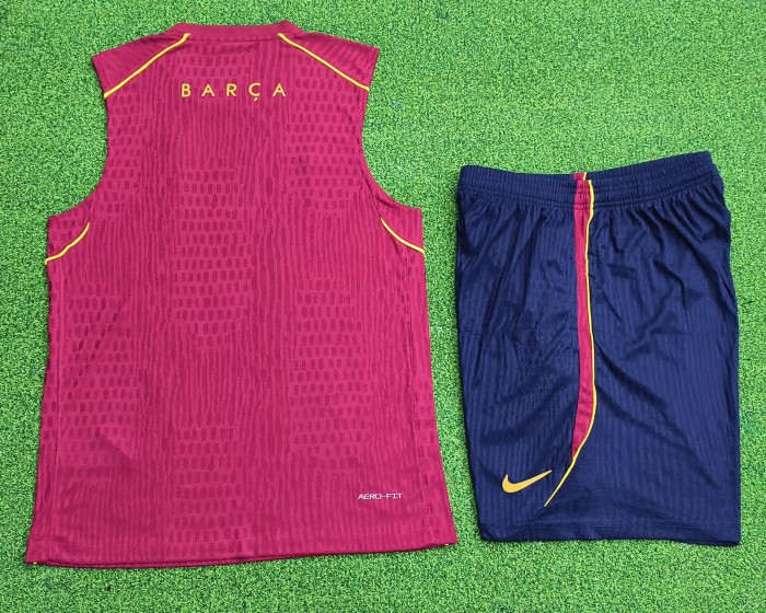 26-27 Barcelona High Quality Player Version Tank Top And Shorts Suit  (球员套装)