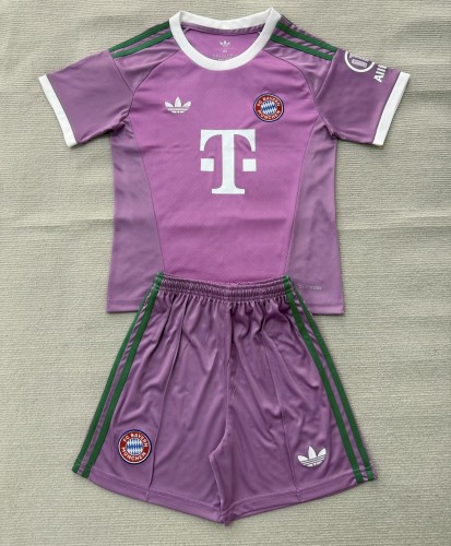 26-27 Bayern Purple Goalkeeper Adult Suit