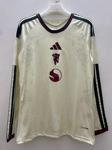 26-27 Manchester United Third Long Sleeve Fans Soccer Jersey (长袖)