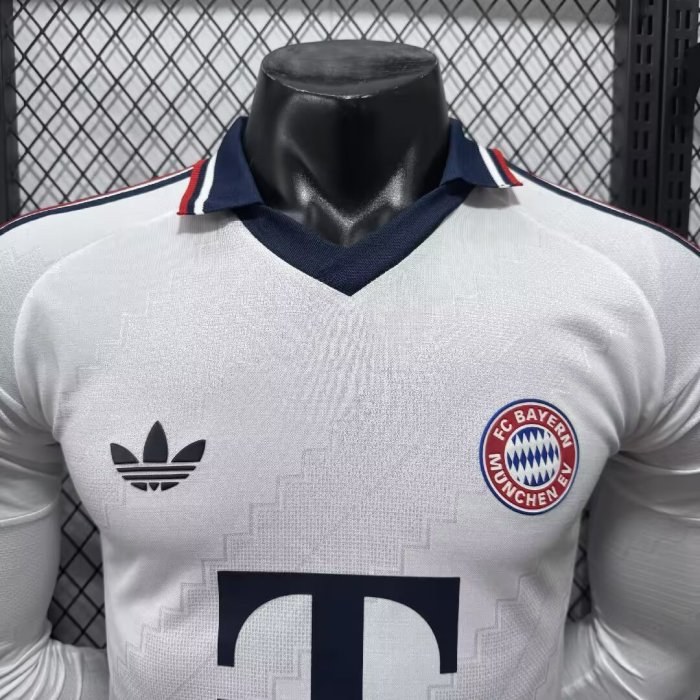 26-27 Bayern Away Long Sleeve Player Version Soccer Jersey (长袖球员)