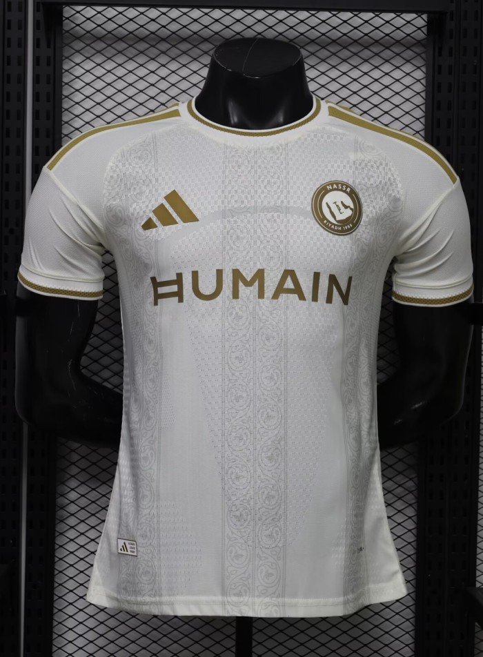 26-27 AL-Nassr Away Player Version Soccer Jersey*带广告