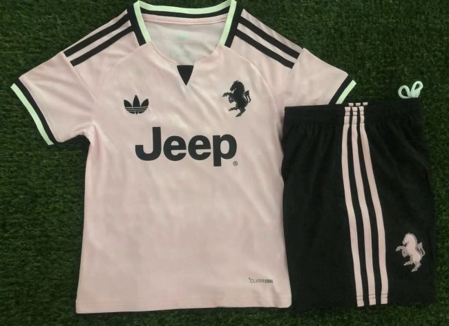 26-27 Juventus Away Kids Soccer Jersey