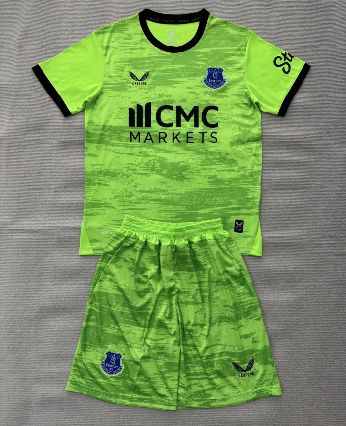 26-27 Everton Green GoalKeeper Adult Suit