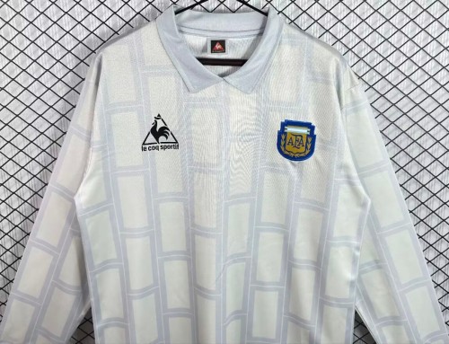 1986  Argentina Goalkeeper Long sleeves Retro Soccer Jersey