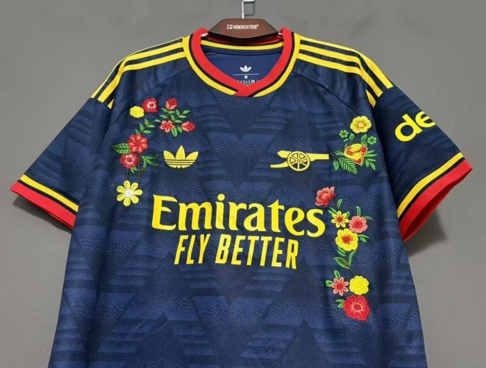 26-27 Arsenal Away Embroidered Version Fans Soccer Jersey
