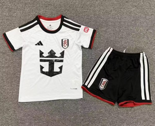 26-27 Fulham Home Kids Soccer Jersey