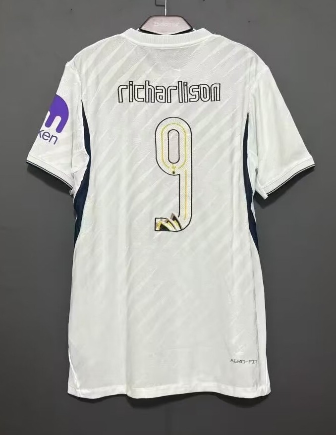 26-27 Tottenham Hotspur Home Embroidered Version Fans Soccer Jersey