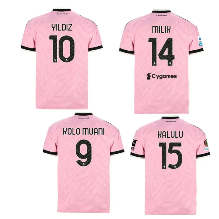 26-27 Juventus Away Kids Soccer Jersey