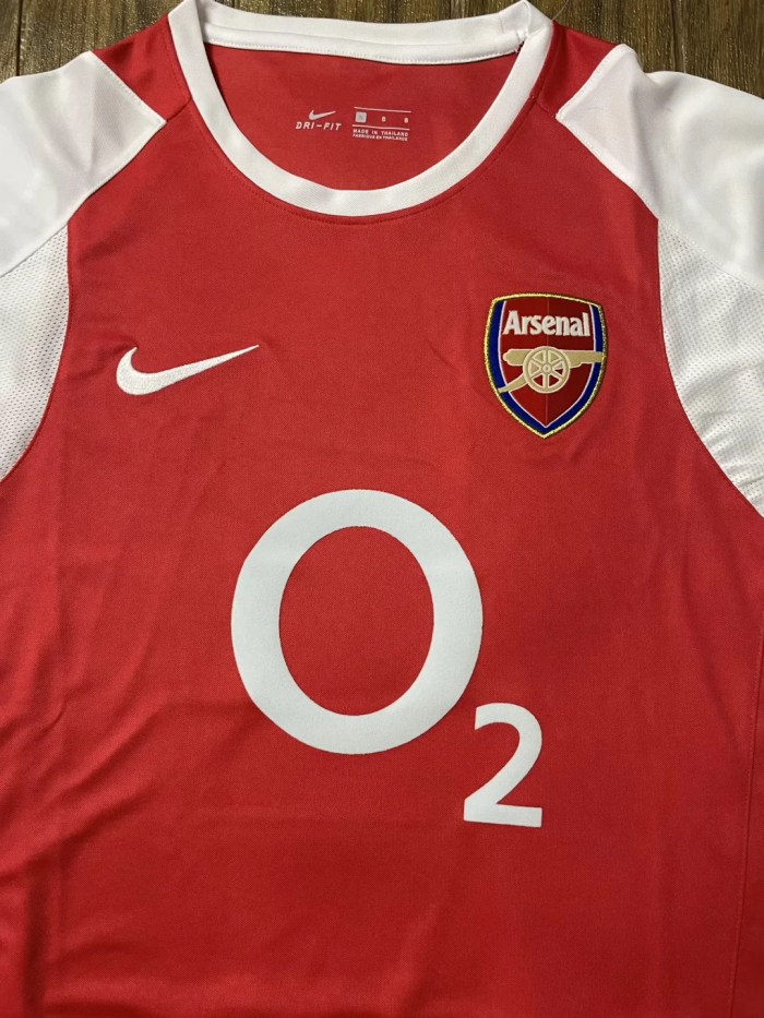 2002-2004 Arsenal Home Retro Soccer Jersey
