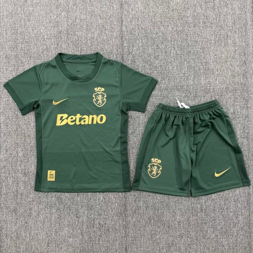 26-27 Sporting Lisbon 120th Anniversary Edition Kids Soccer Jersey