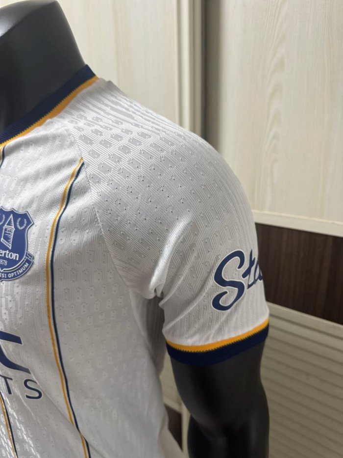 26-27 Everton Away Player Version Soccer Jersey