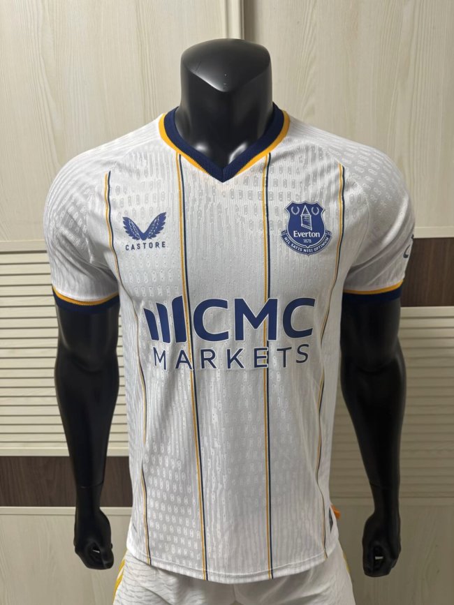 26-27 Everton Away Player Version Soccer Jersey